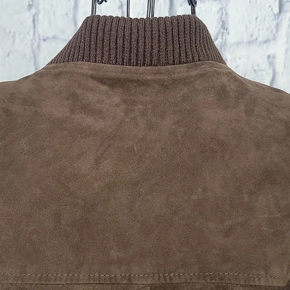 JOS. A. BANK Brown Leather Suede Men's Jacket XXL‎ - Picture 6 of 13